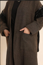 Wool cardigan - Cafe