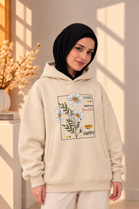 Flory hoodie _ Beige