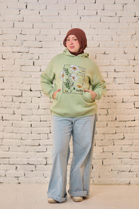 Flory hoodie _ mint green