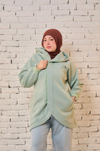 Long hoodie _Mint Green