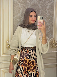 Tiger Skirt -brown