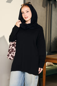 Basic over size - black