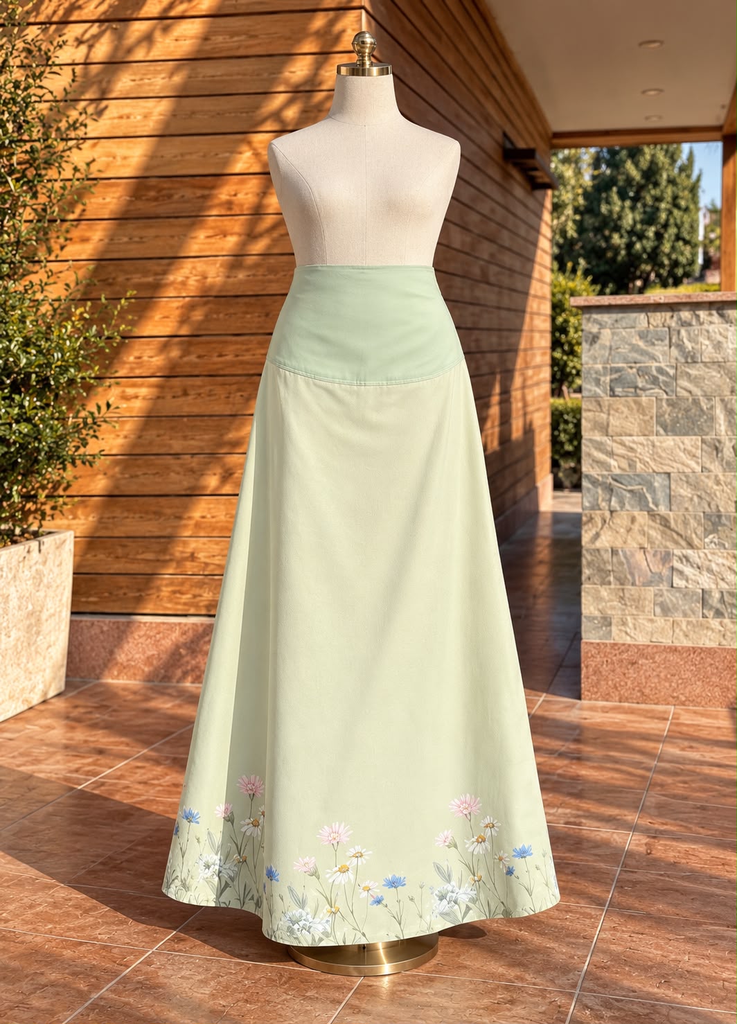 Klosh skirt - Matcha