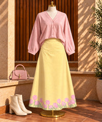 Wool Blouse - Rose