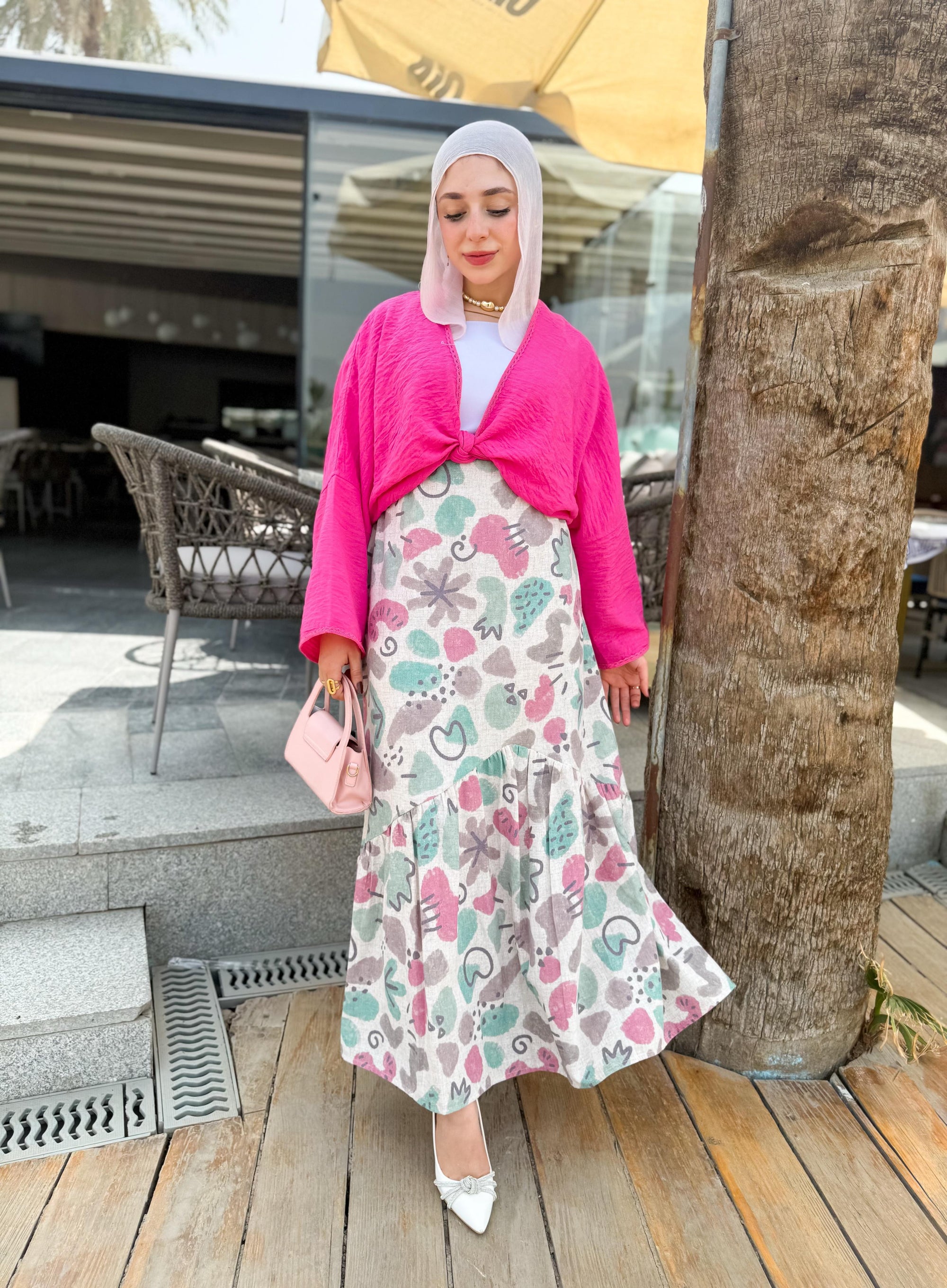 Venecia skirt - Hot pink