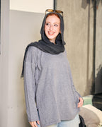 Basic over size - gray