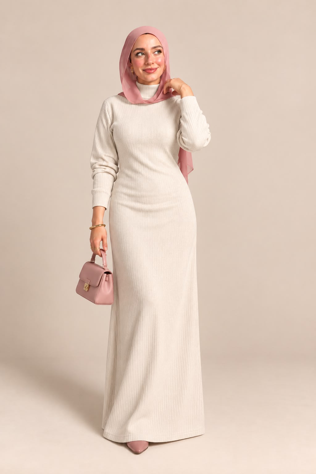 Trico Basic dress - White