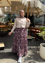 Bloom skirt -Navy