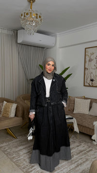 Crop jacket Jeans - Black