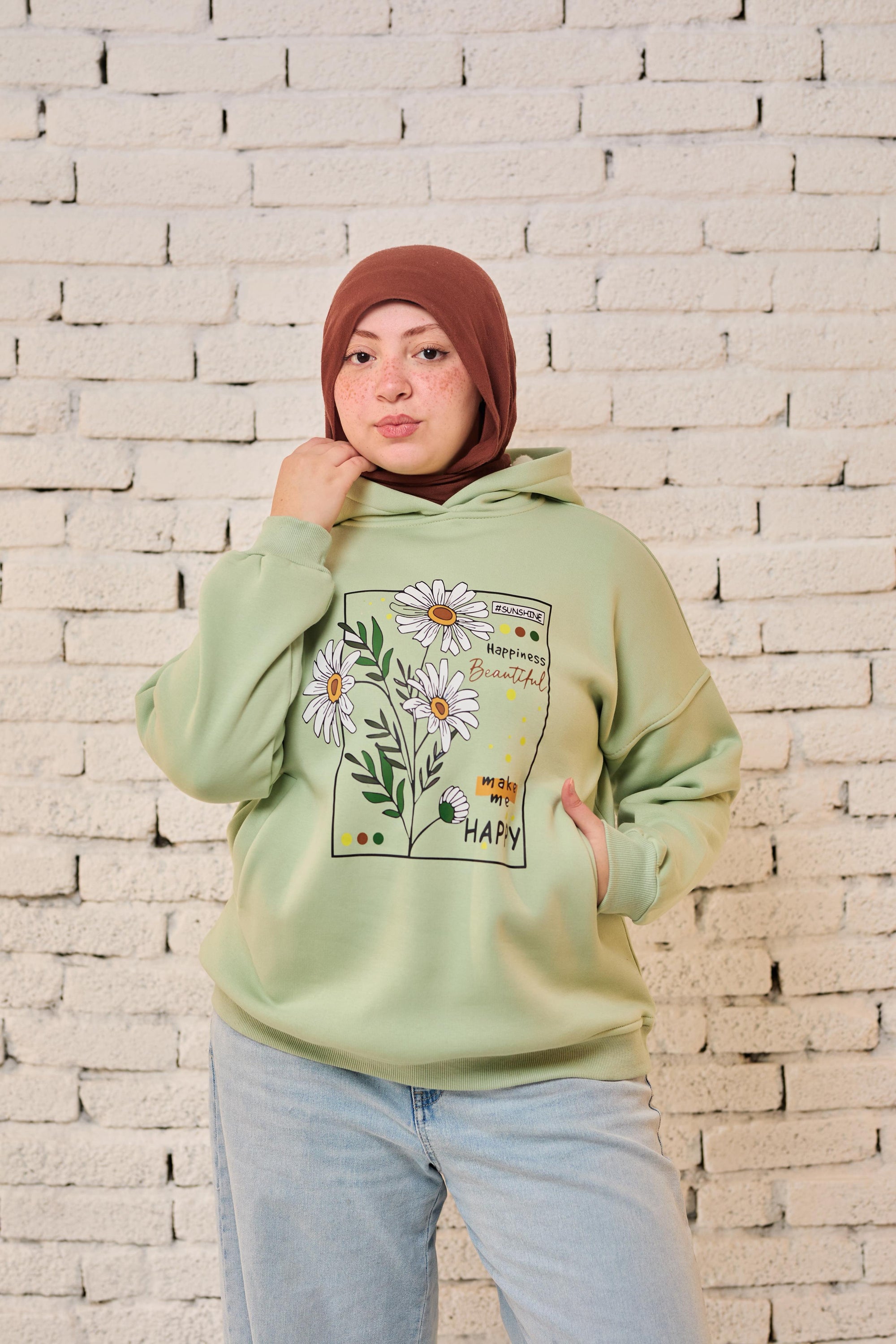 Flory hoodie _ mint green