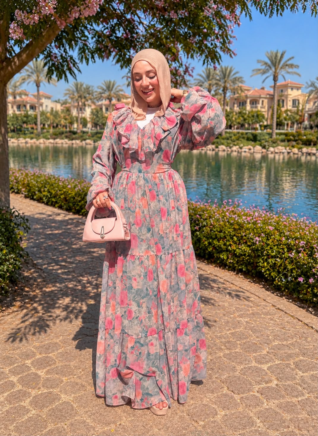 Florest Dress - Mint