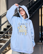 Loose fit hoodie - baby blue