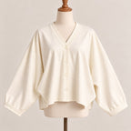 Wool Blouse - off white