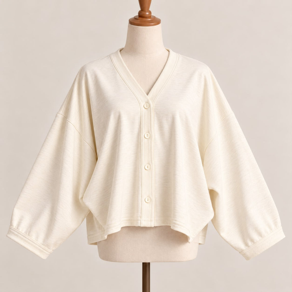 Wool Blouse - off white