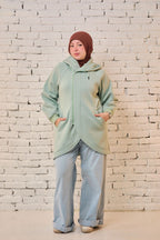 Long hoodie _Mint Green