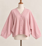 Wool Blouse - Rose