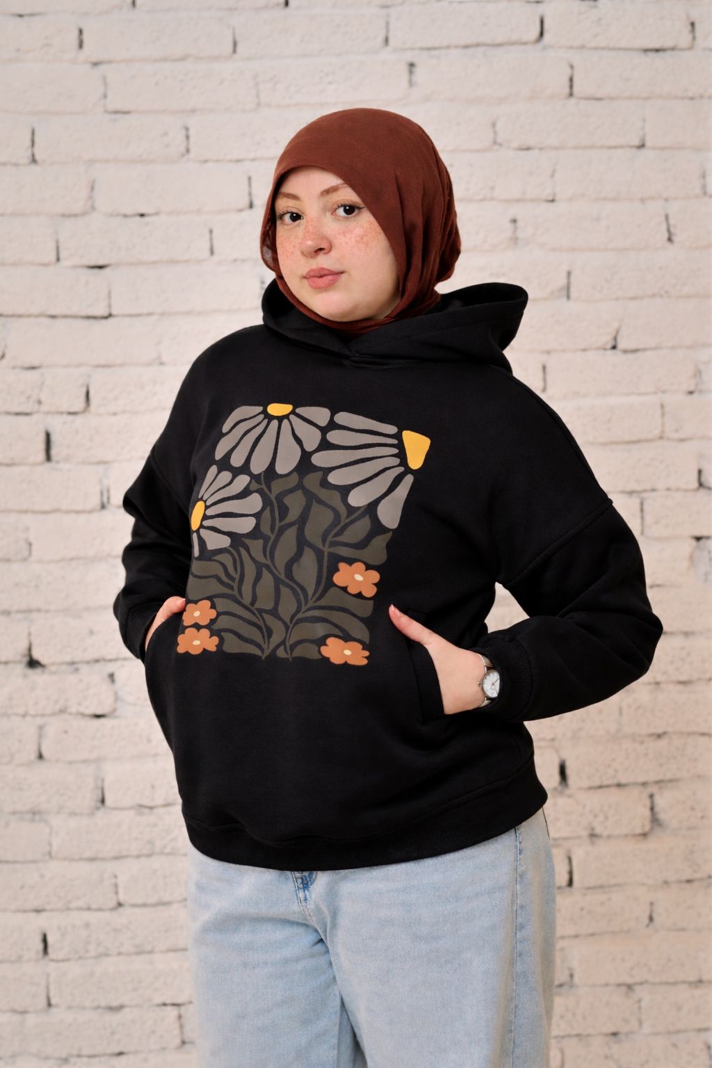 Flory hoodie _ Black