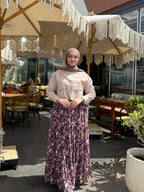 Bloom skirt -Navy