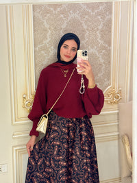 Kashmir Skirt - black