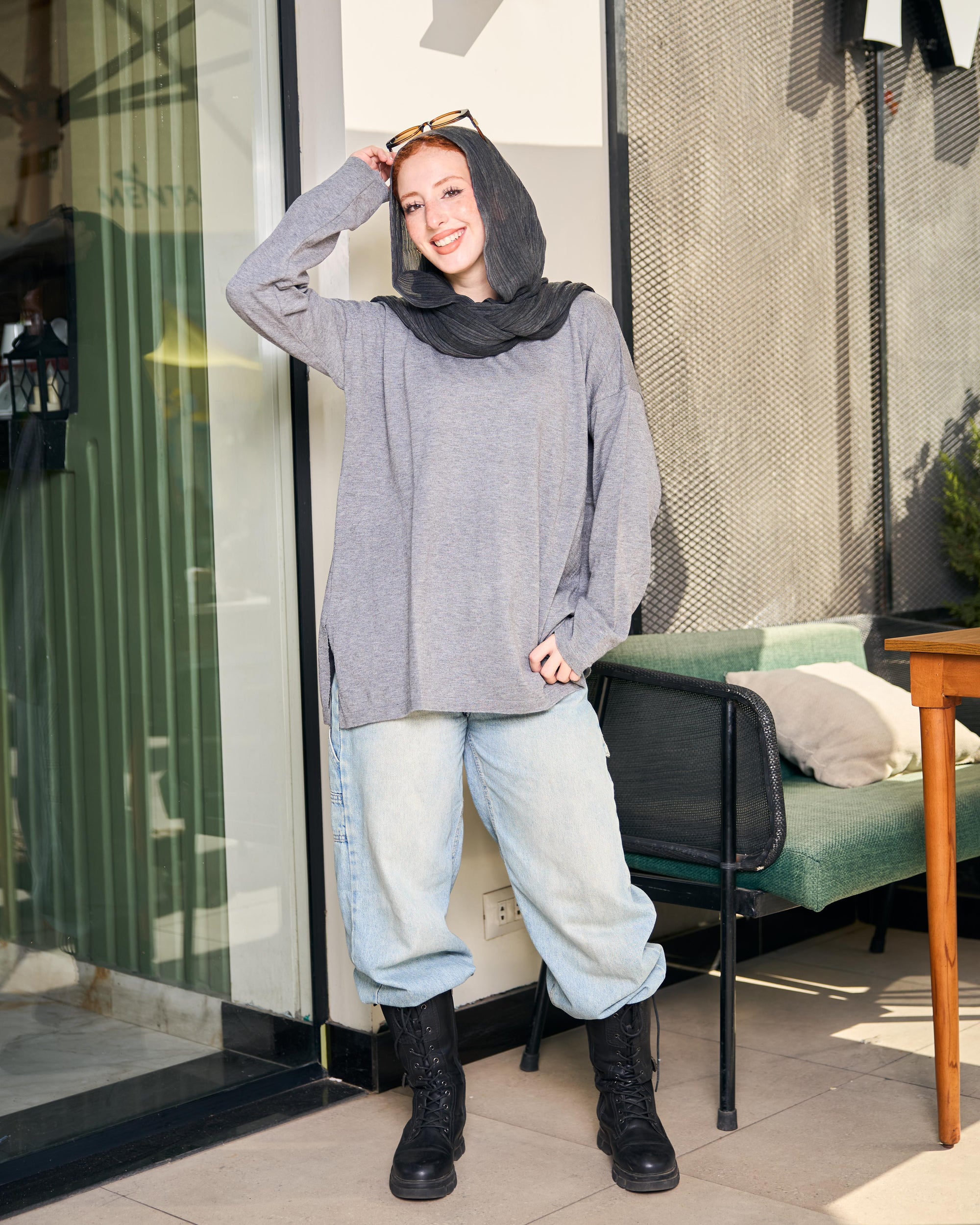 Basic over size - gray