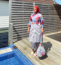 Colory Burkini - light Gray