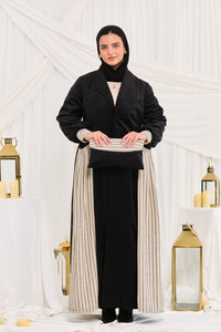 Zad Abaya-Striped