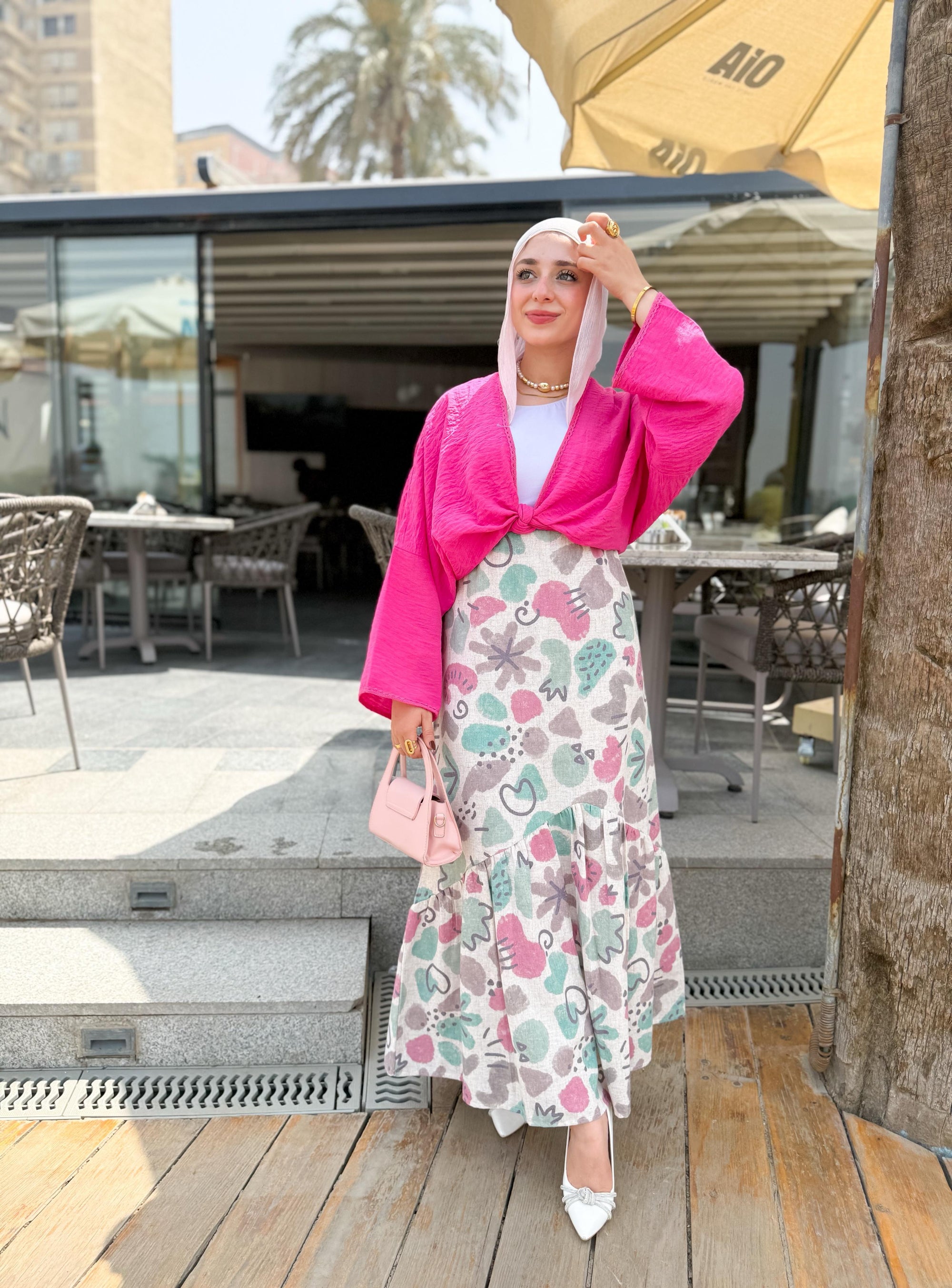 Venecia skirt - Hot pink