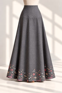 Klosh skirt - mix gray