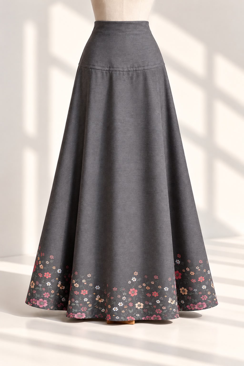 Klosh skirt - mix gray