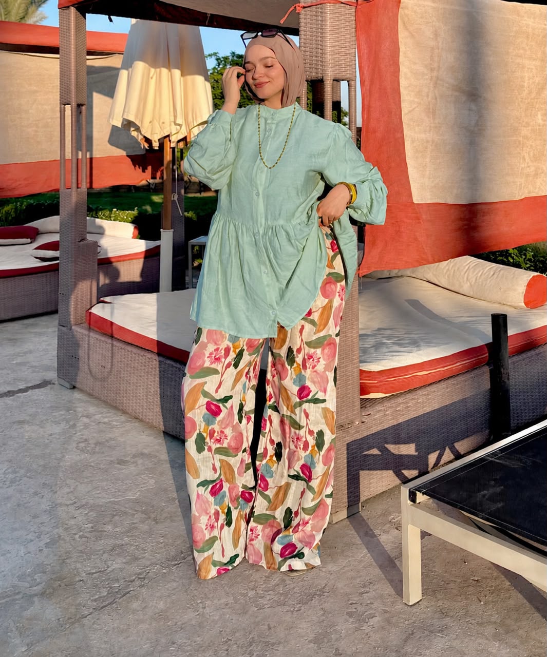 Frons Blouse - Mint green