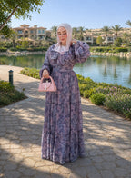 Florest Dress - Gray
