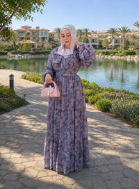 Florest Dress - Gray