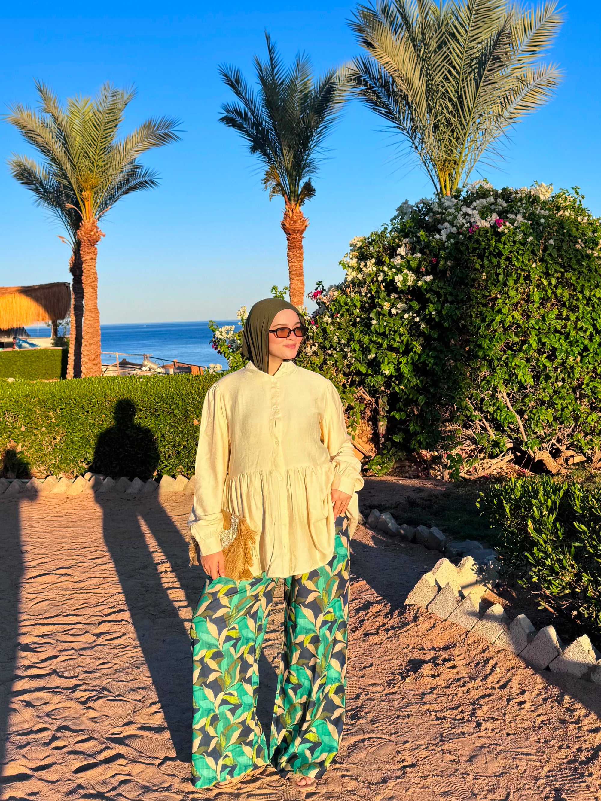 Beach pants- green