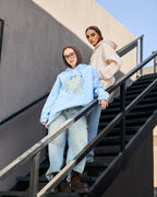 Loose fit hoodie - baby blue