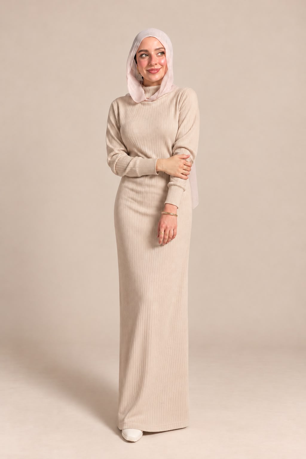 Trico Basic dress - Beige