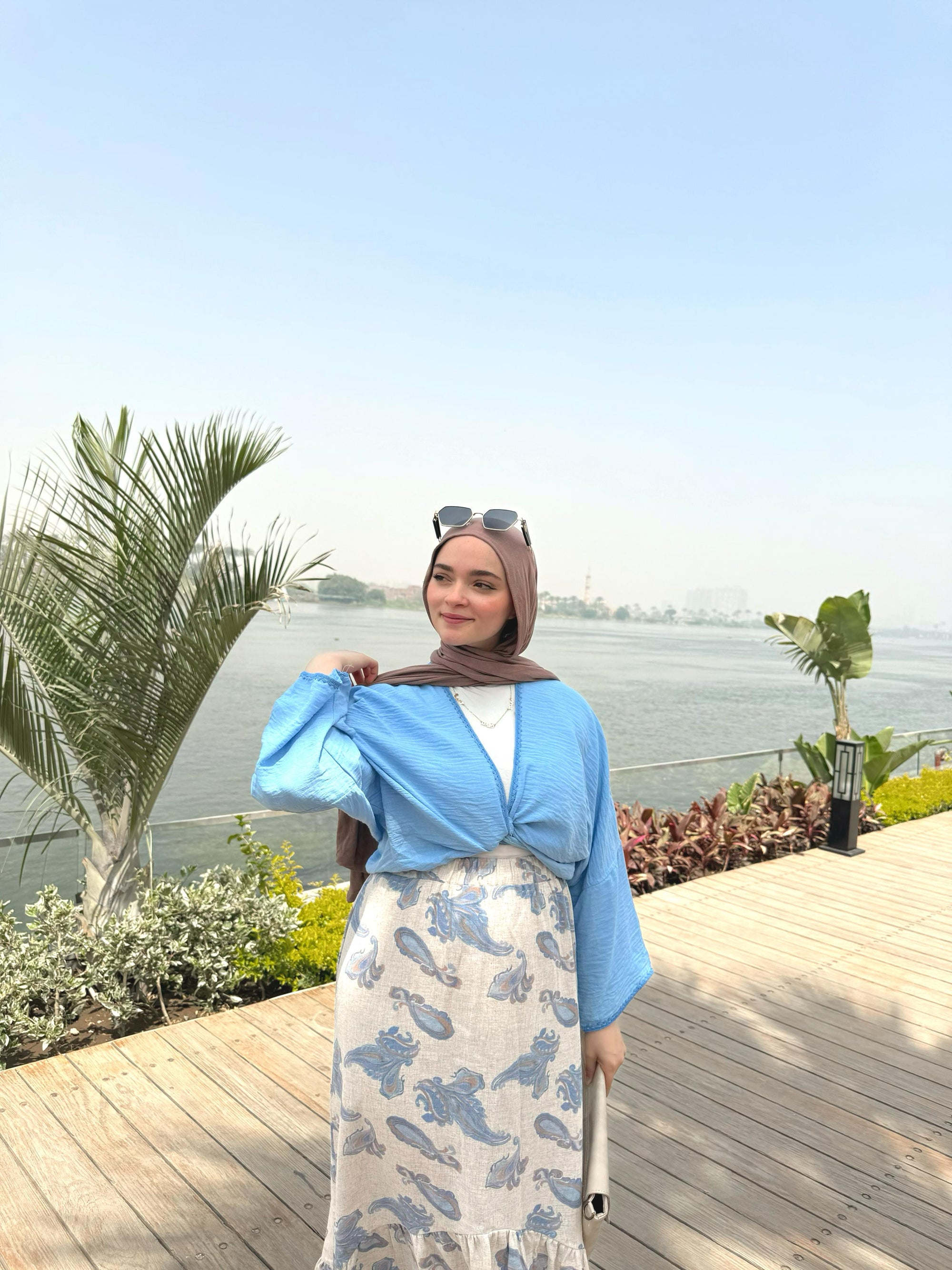 Venecia skirt -baby blue