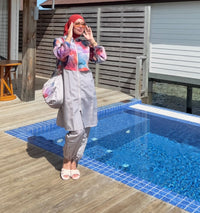 Colory Burkini - light Gray