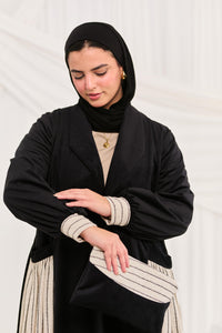 Zad Abaya-Striped