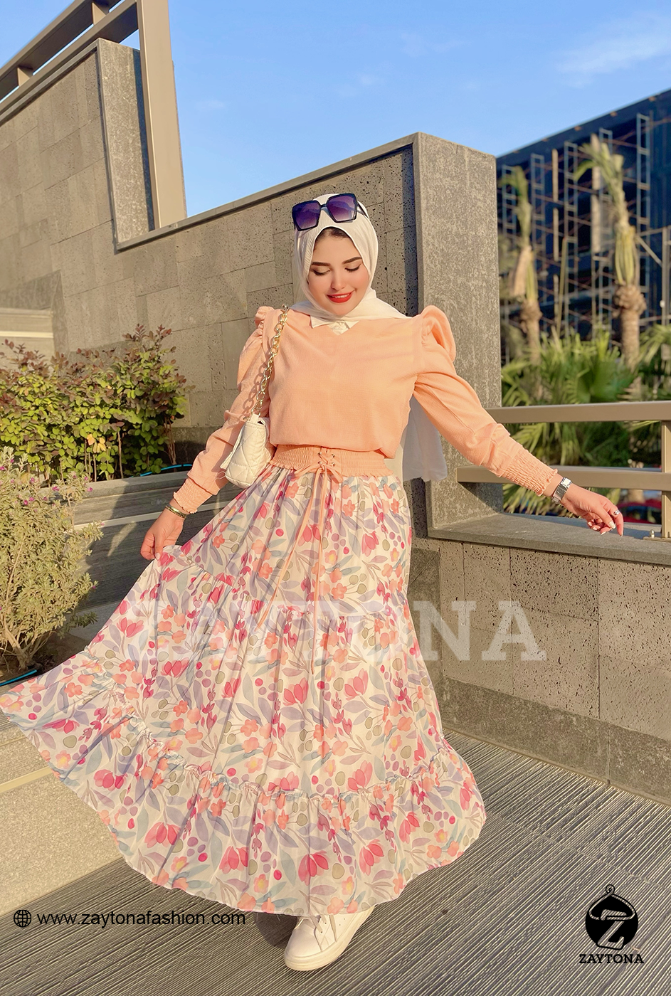 Lotus Skirt Chiffon - Simon