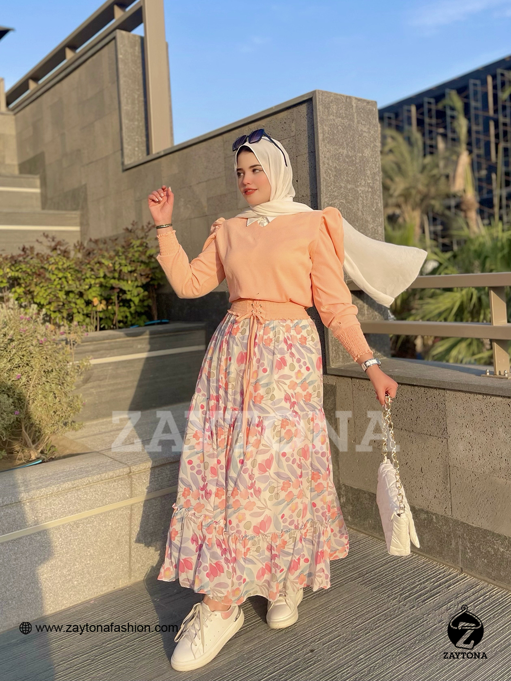 Lotus Skirt Chiffon - Simon