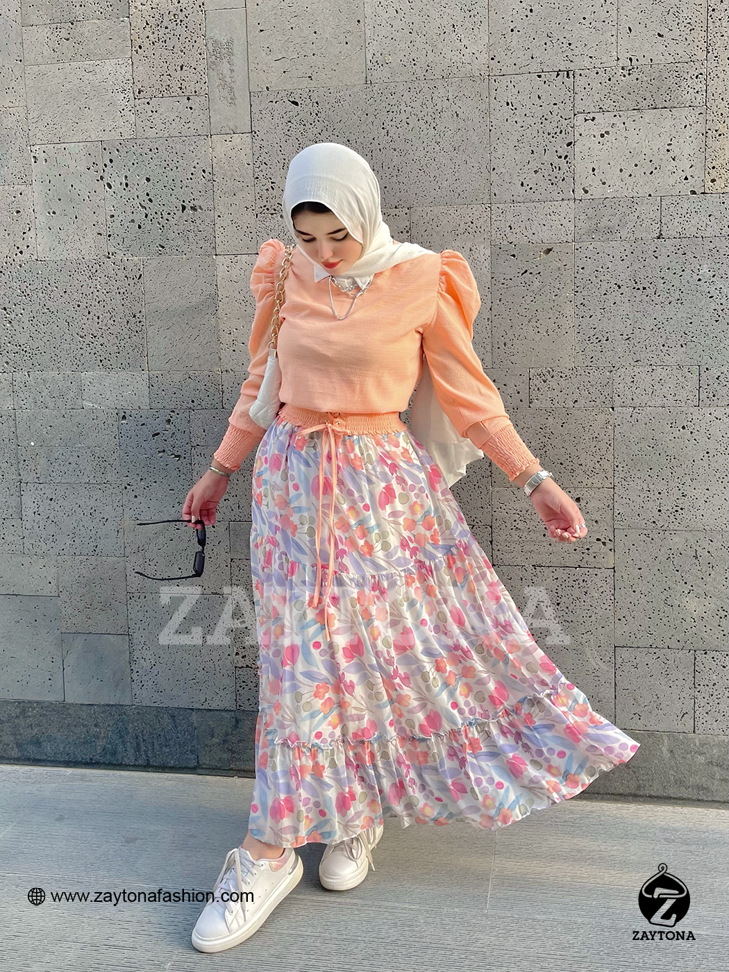 Lotus Skirt Chiffon - Simon